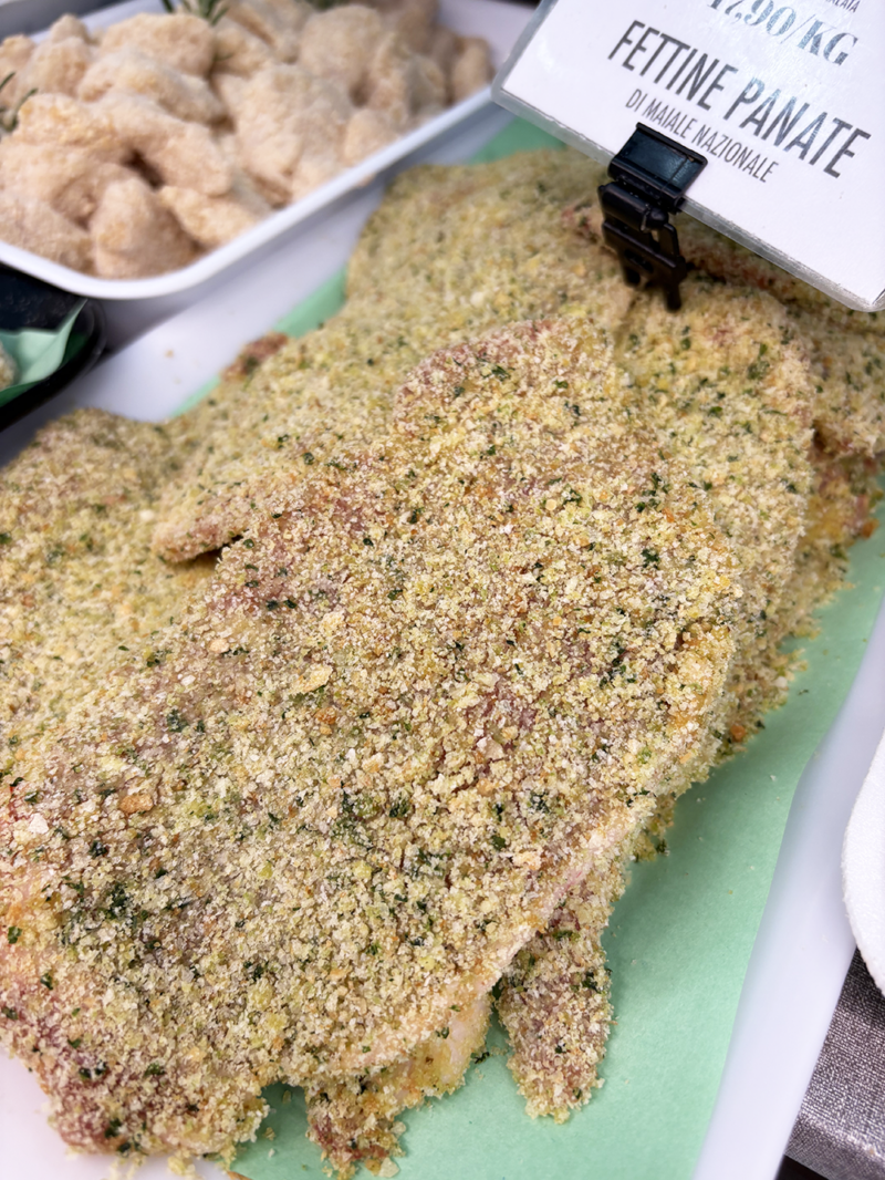 Macelleria da Aldo a Pietralata - Fettine panate di Arista con Panatura alla Siciliana