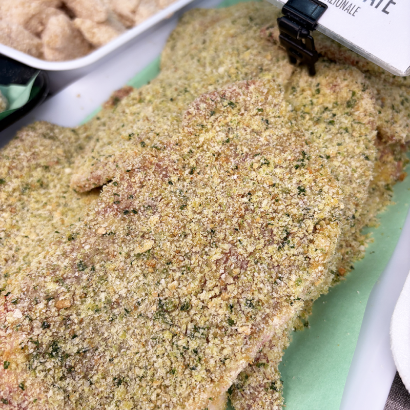 Macelleria da Aldo a Pietralata - Fettine panate di Arista con Panatura alla Siciliana