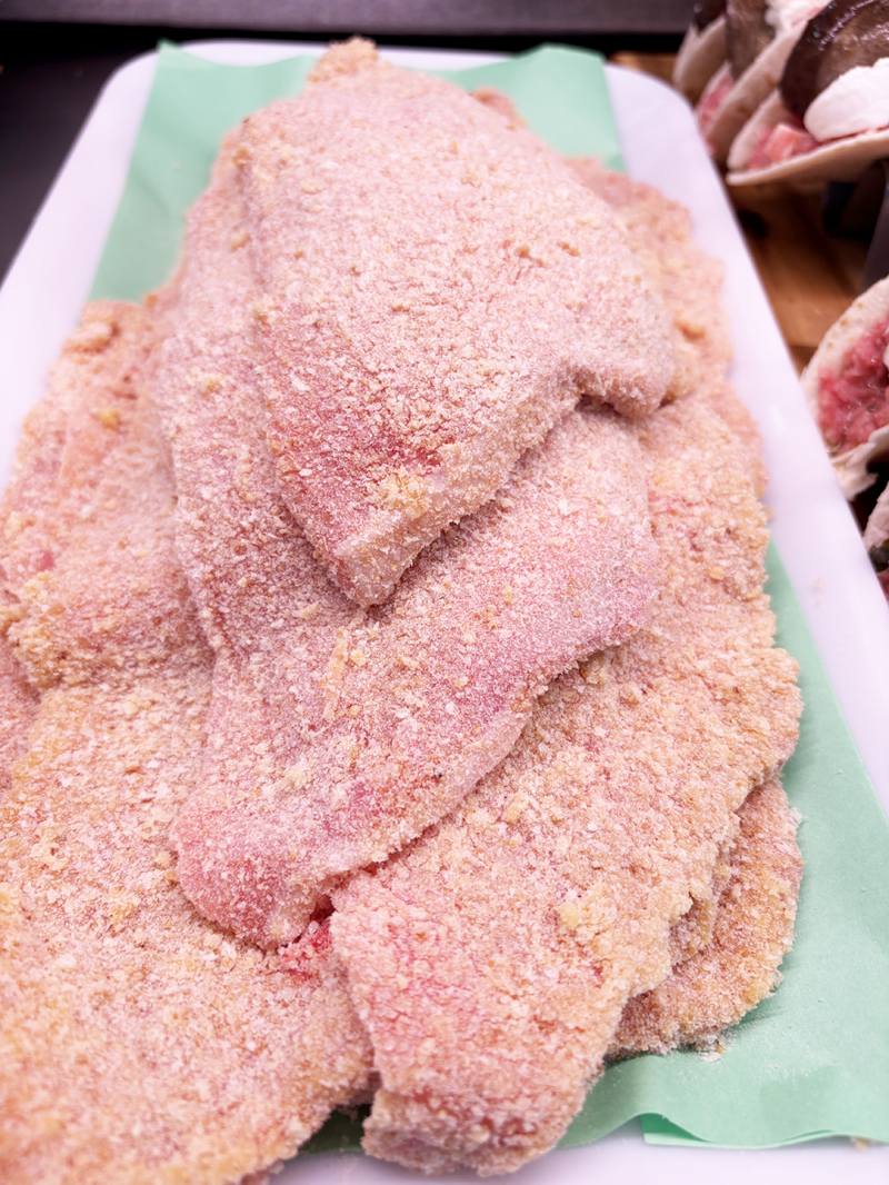 Macelleria da Aldo | Fettine panate di vitella panate con il pane in vendita nella nostra macelleria