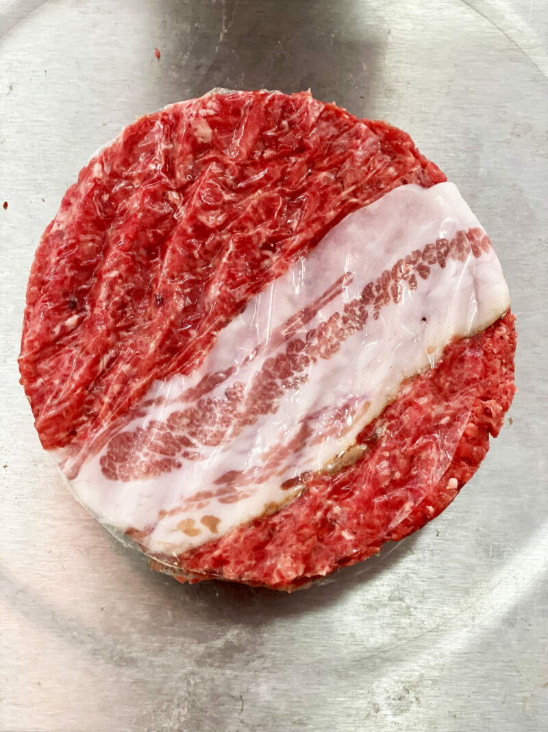 hamburger vitellone e guanciale