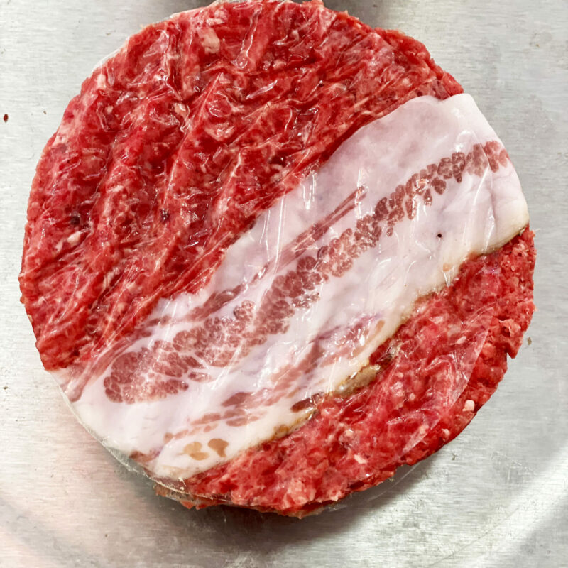 hamburger vitellone e guanciale