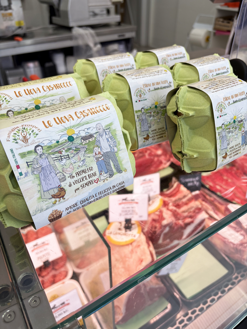 Macelleria da Aldo a Pietralata - Agricola famiglia Prosperi - Uova